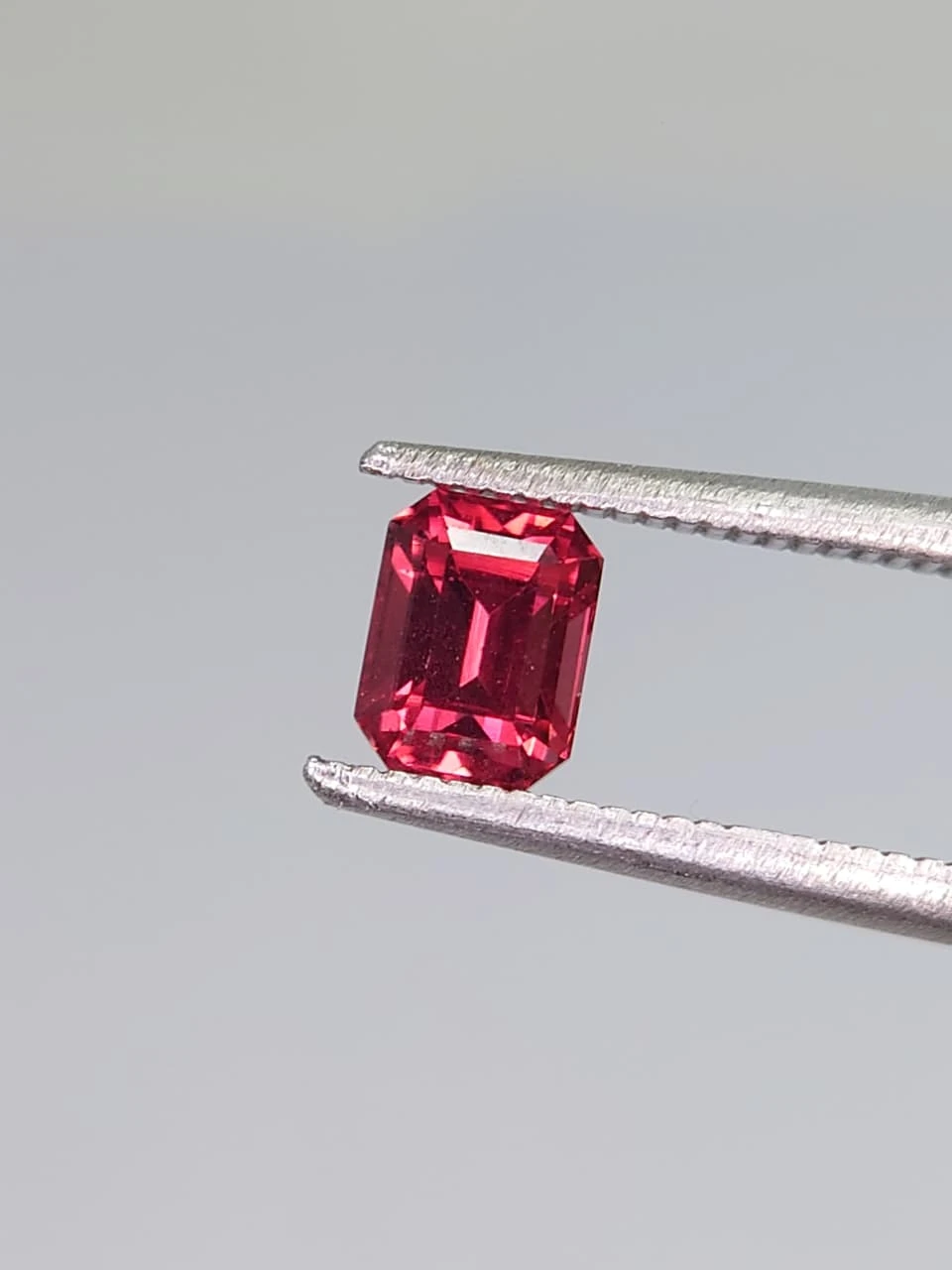 Umbalite Garnet 0.9ct Emerald Cut Faceted from Tanzania — view 6